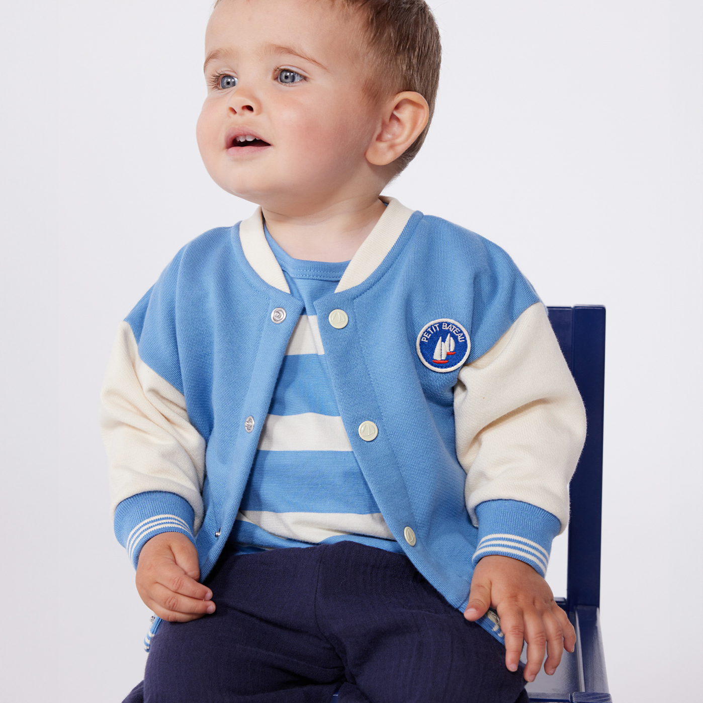 Body Neonato Maniche Corte Righe Unisex Qualità Francese Body A Righe Per Bambini - Maniche Corte Unisex Petit Bateau
