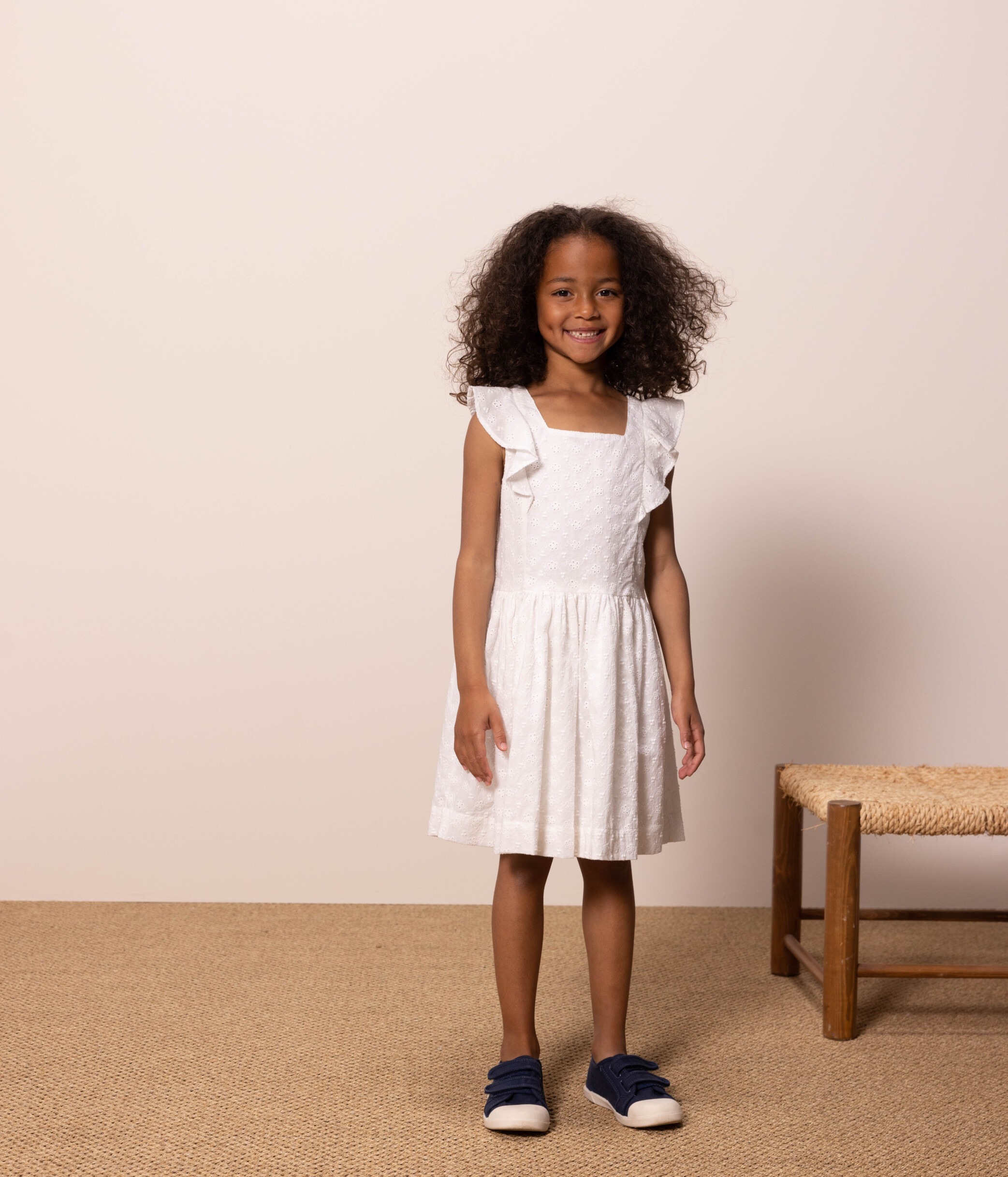 Vestito pizzo sales sangallo bambina