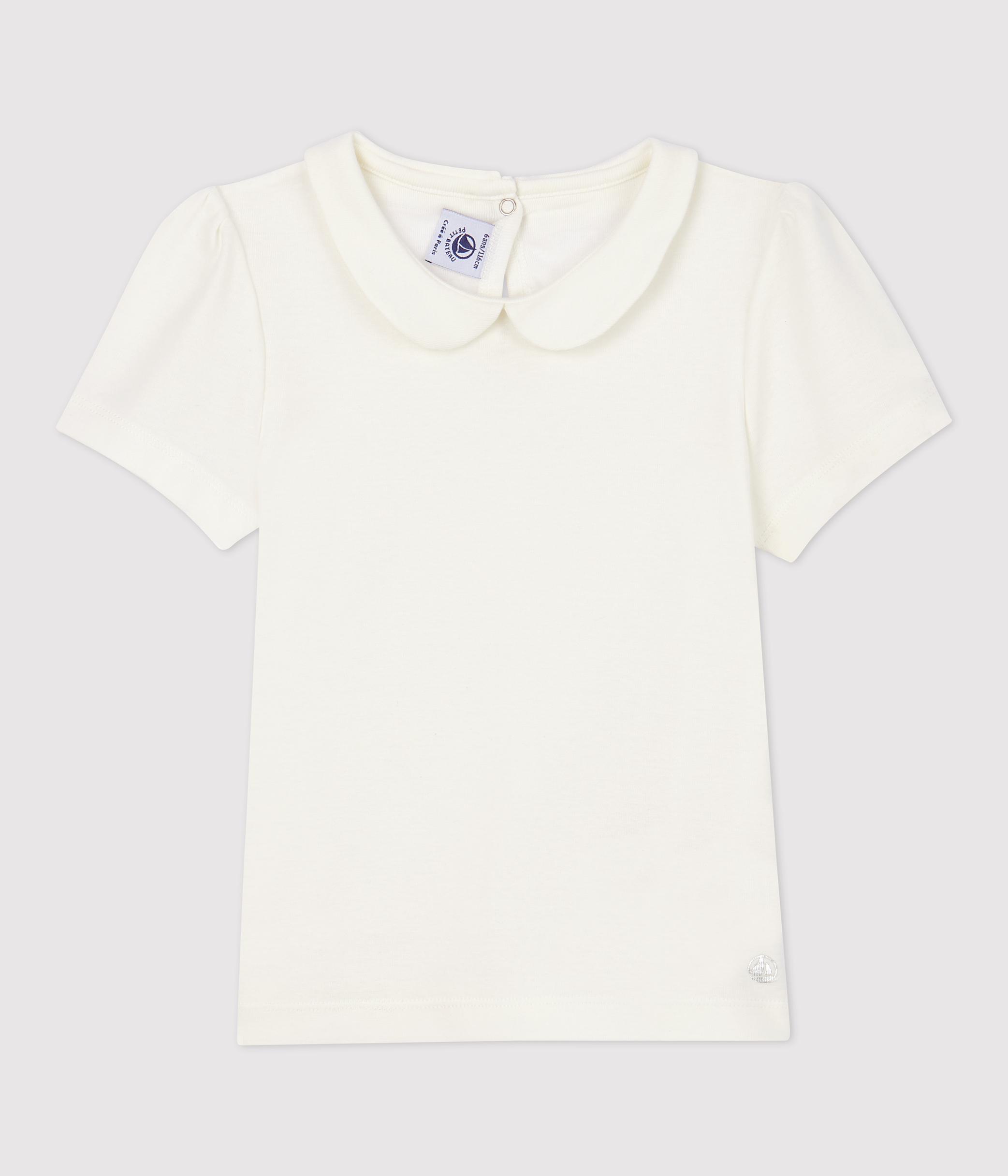 T-shirt Bambina In Cotone MARSHMALLOW | Petit Bateau - Foto 5