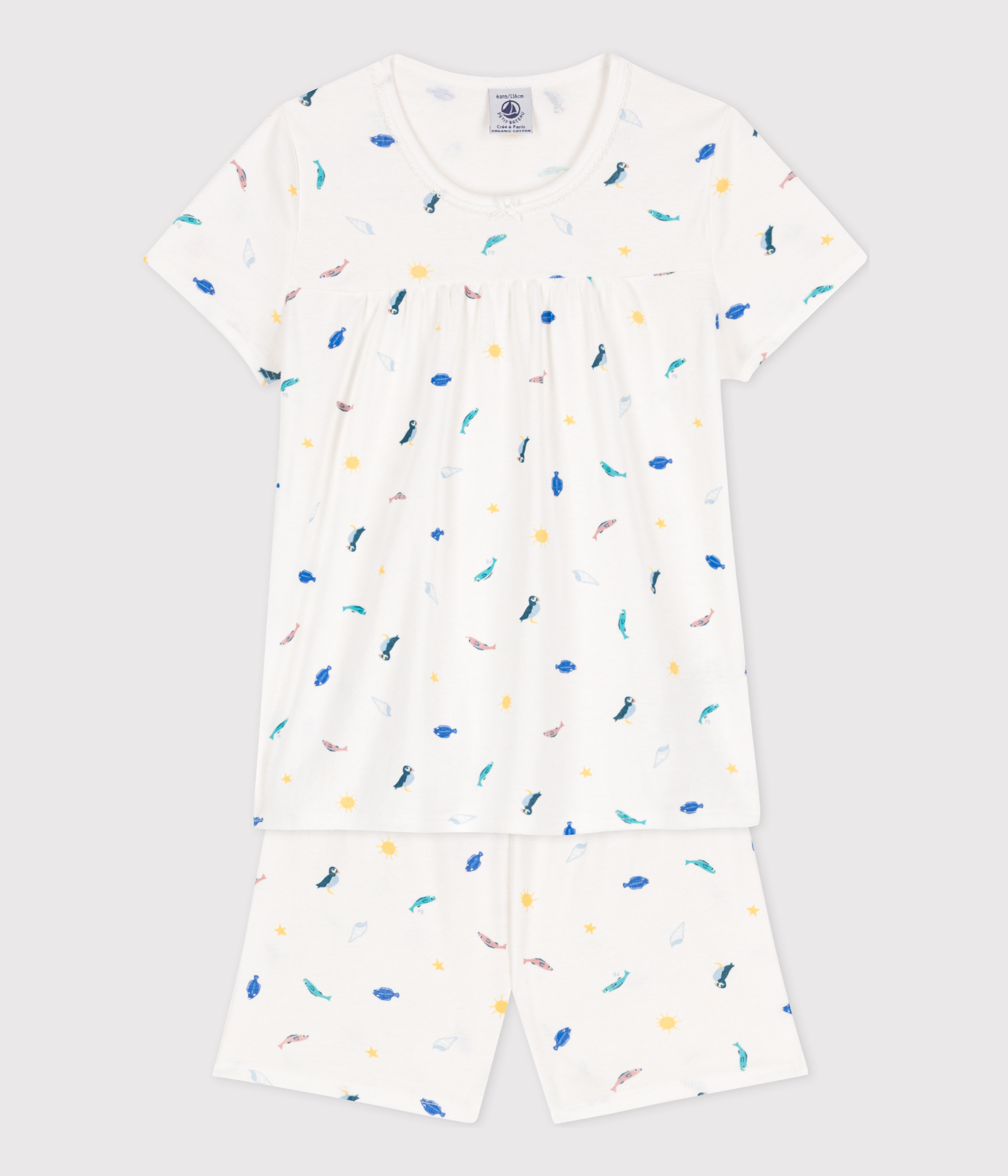 Pigiama Bimba Ex M&amp;S Con Unicorni Blu, Taglie 18 Mesi - 7 Anni, Nuovo Senza Taglie!