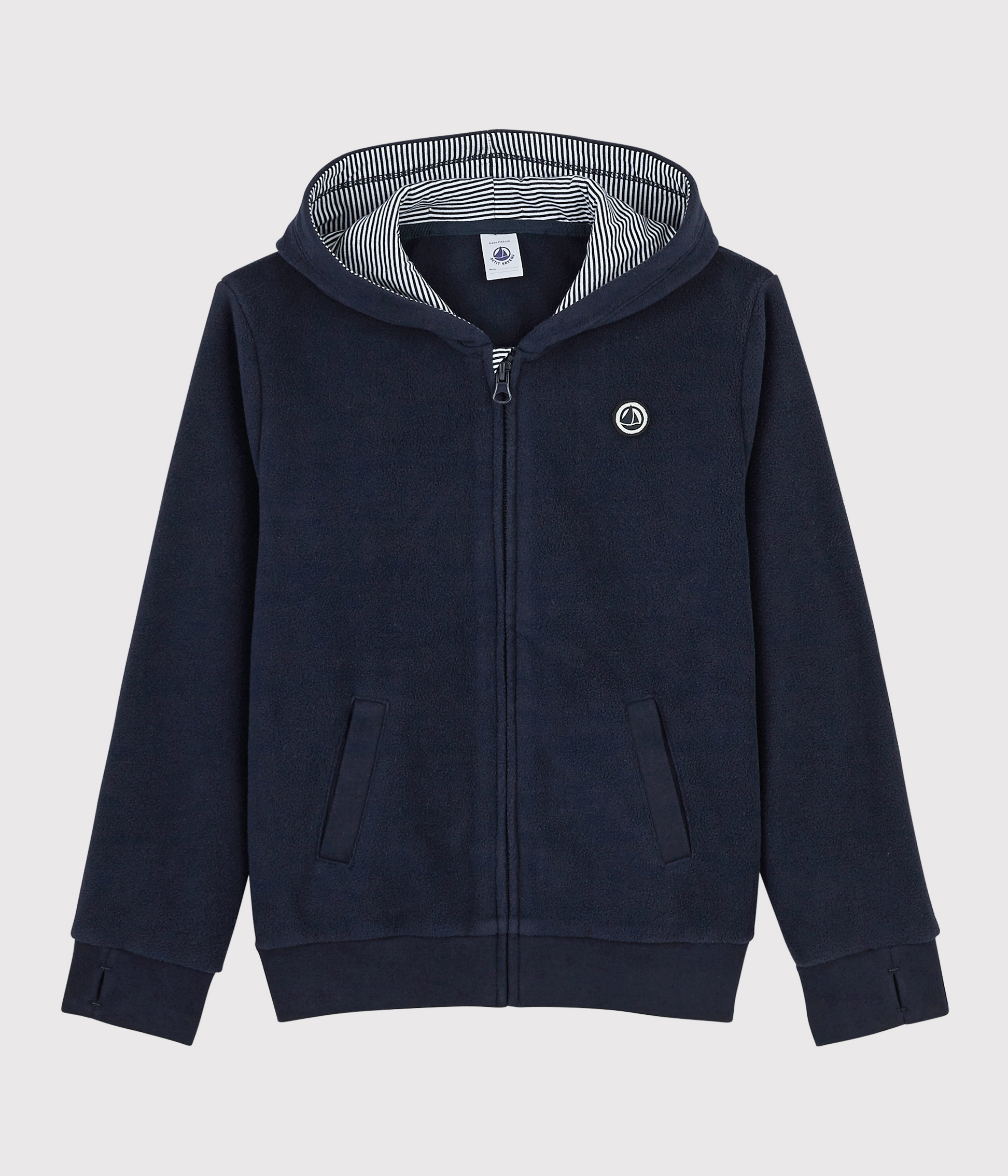 Felpa Per Bambino Petit Bateau - 100% Cotone, Maniche Lunghe, Classica E Comoda