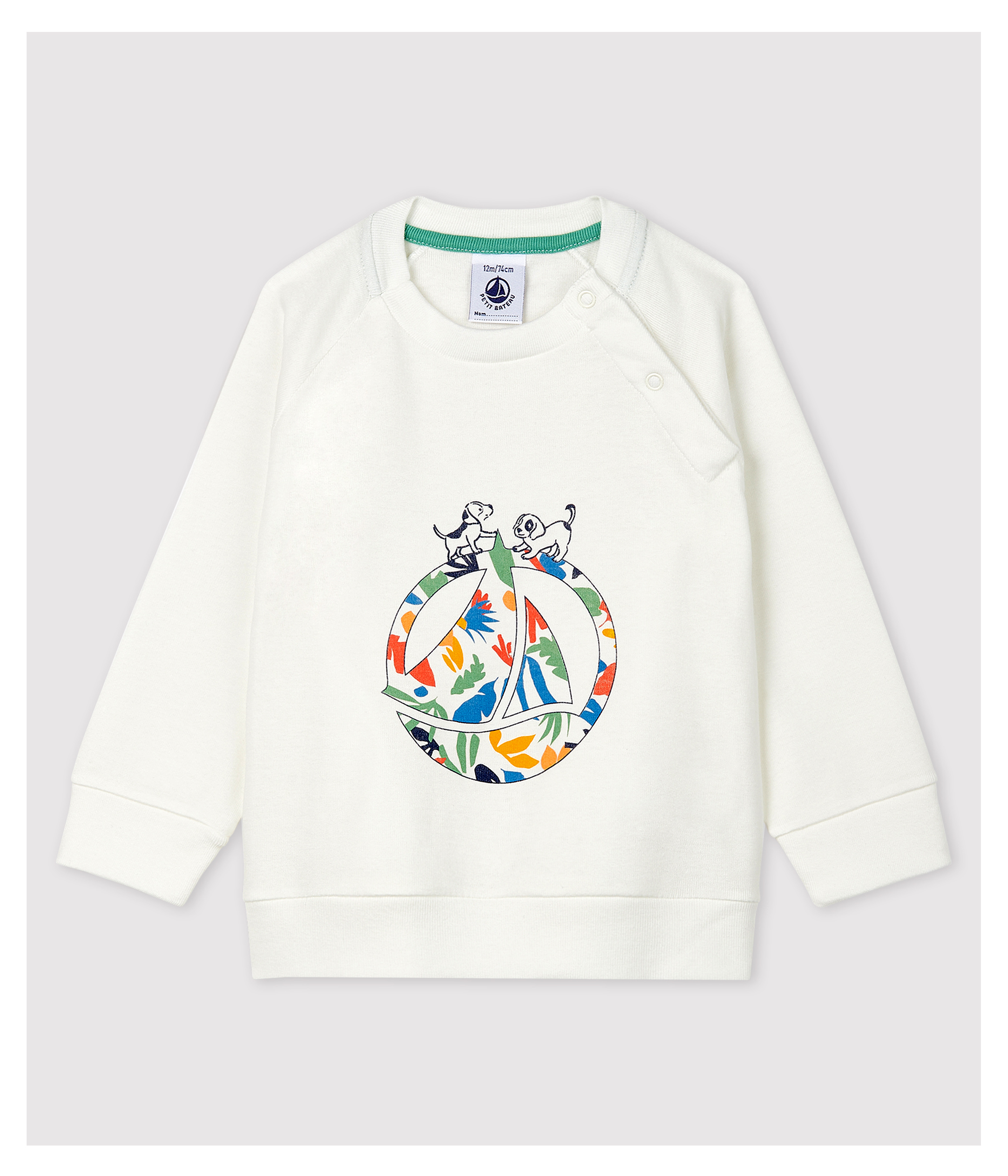 Jacadi Paris Italia Petit Bateau Felpa Con Cappuccio Bimbo - 100 - 2
