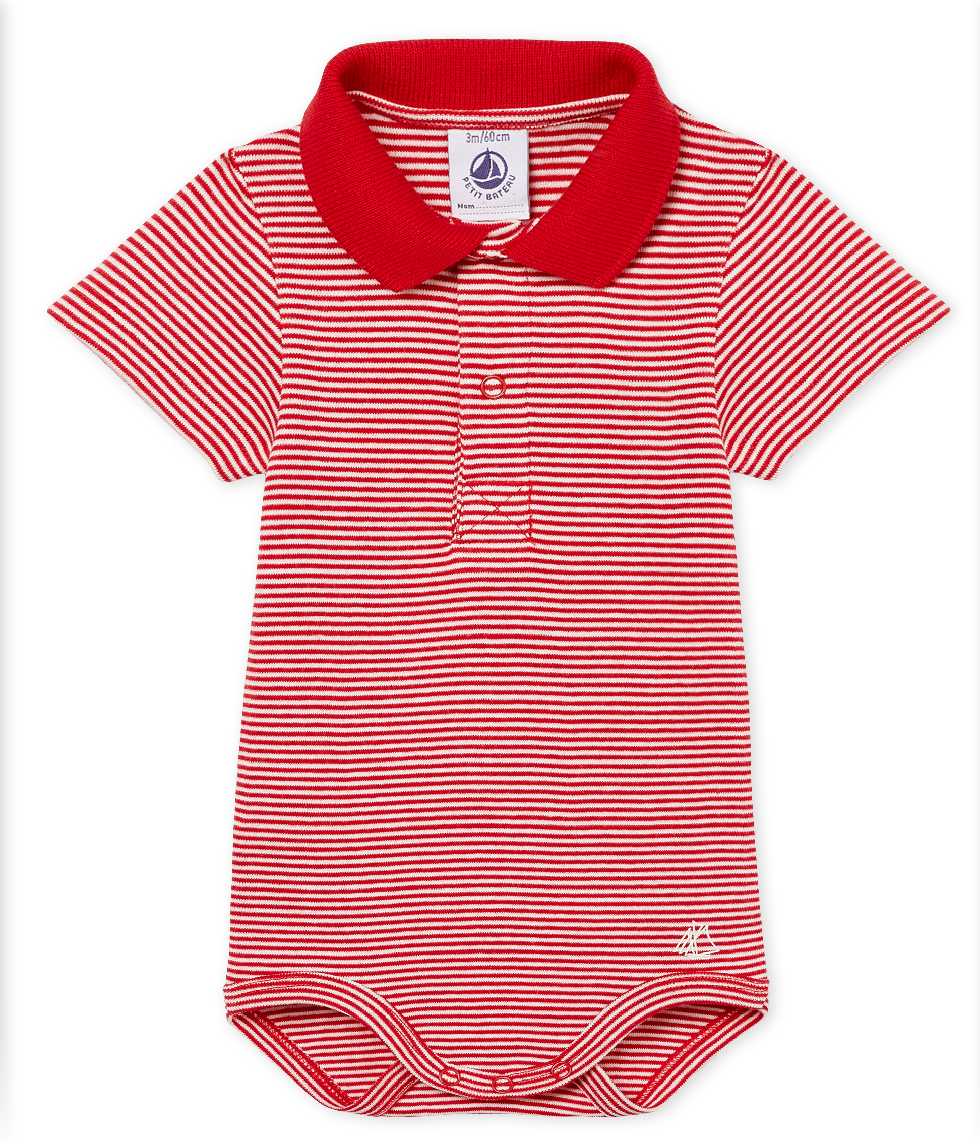 Body mc colletto polo neonato maschietto millerighe
