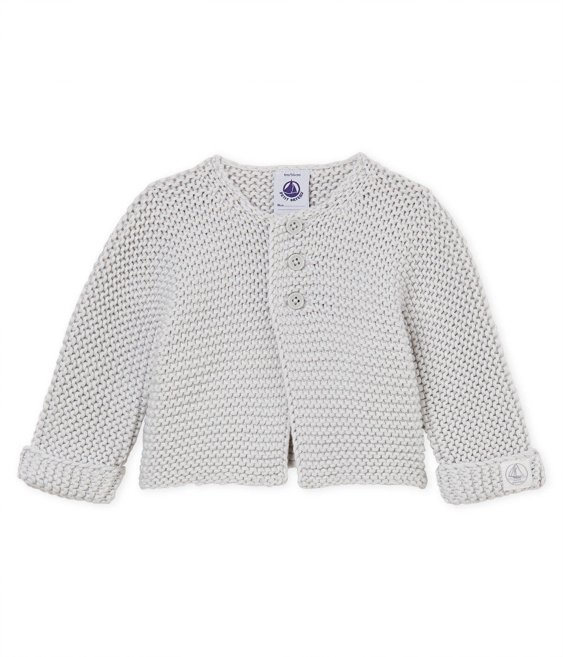 Cardigan punto legaccio bebè unisex