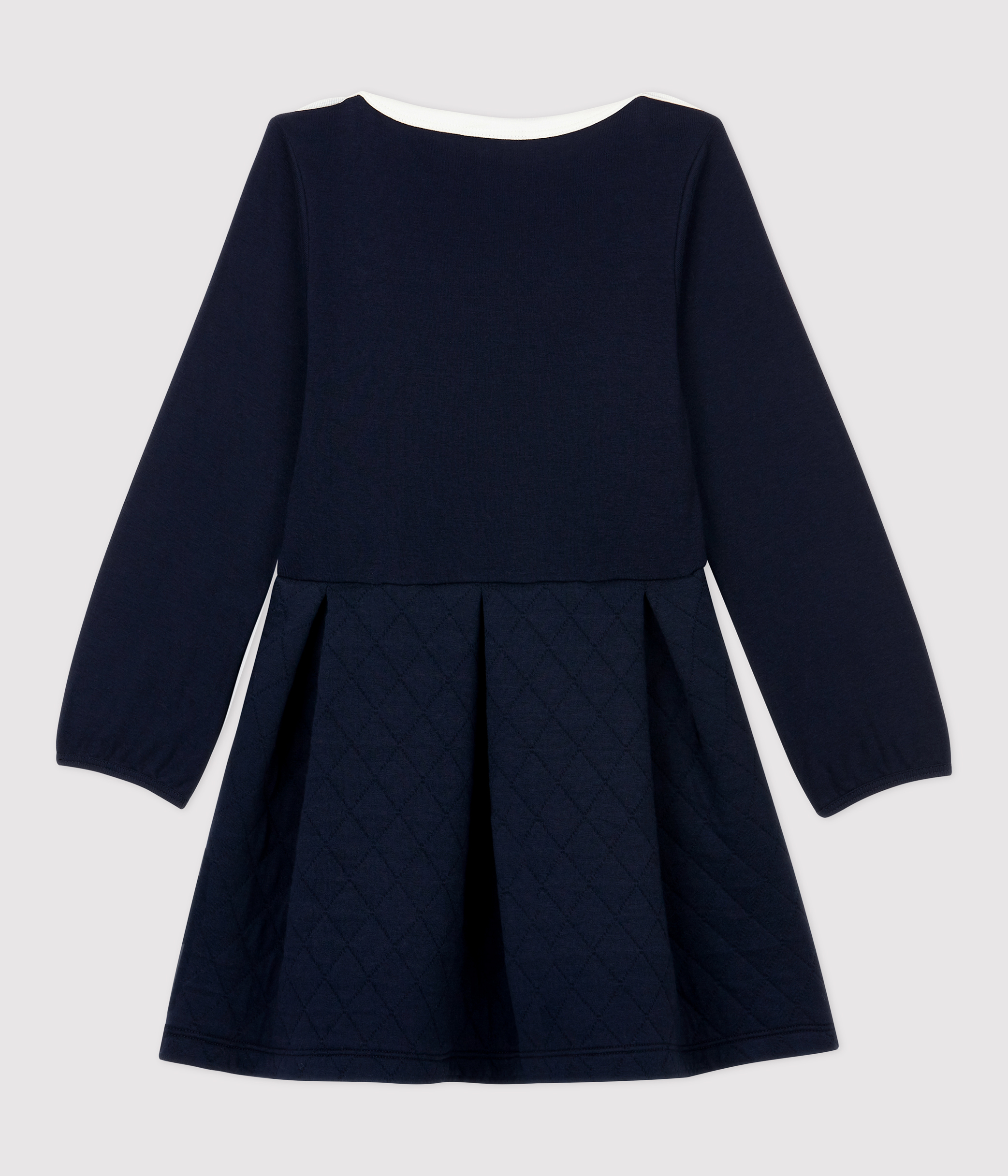 JiAmy – Abito Bambina A Maniche Lunghe Scollo Quadrato – Nero – Gonna A Doppio Strato – Taglie 7-8 Anni