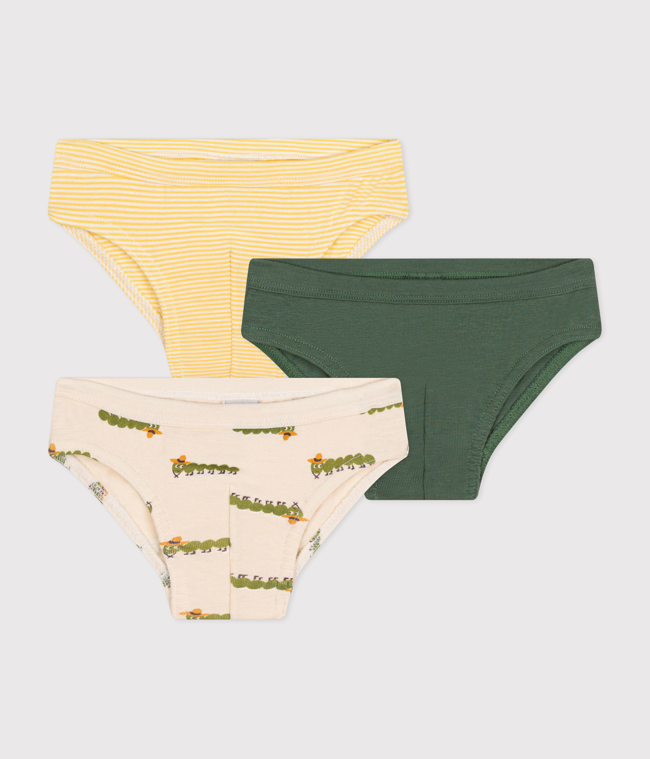 Petit Bateau Slip Per Bambini - Set 3 Pezzi Cotone Stampato Auto - 8
