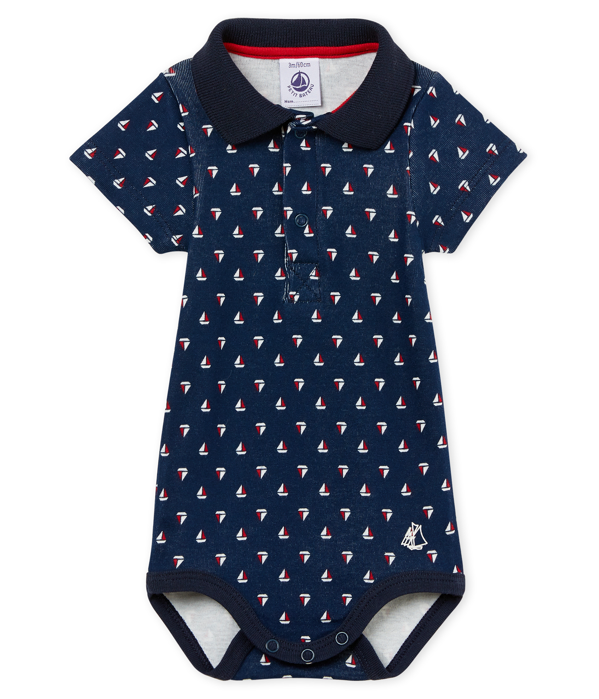 Body mc colletto polo neonato maschietto fantasia