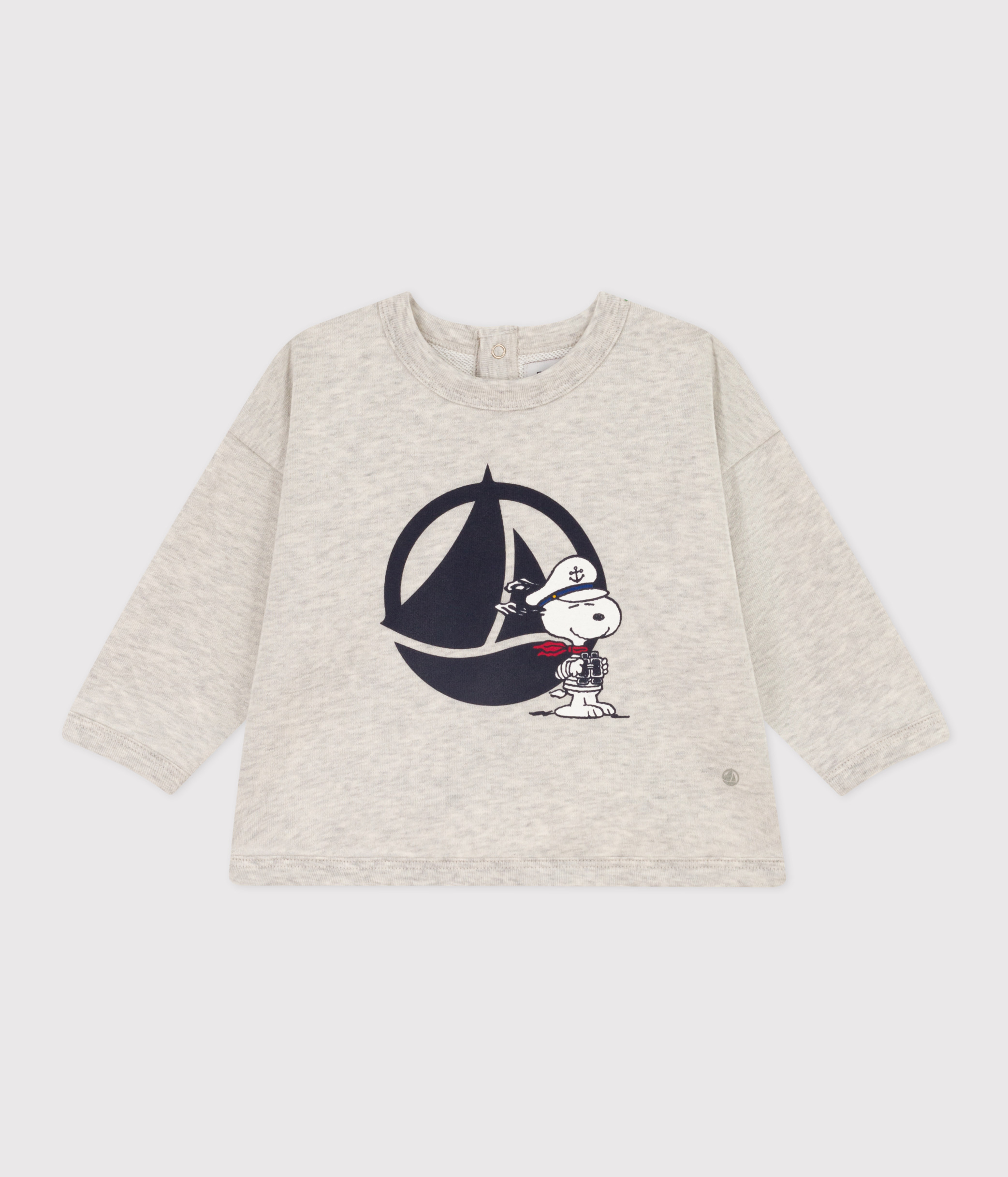Felpa Petit Bateau x Snoopy bebè