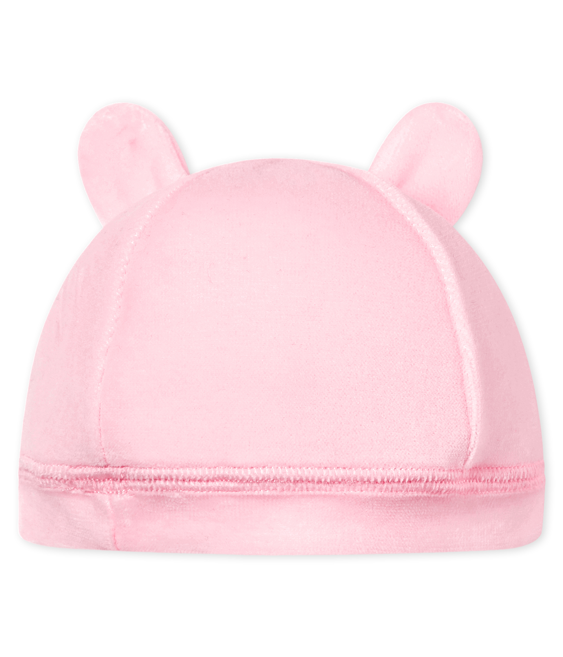 Cuffietta nascita bebè unisex velluto