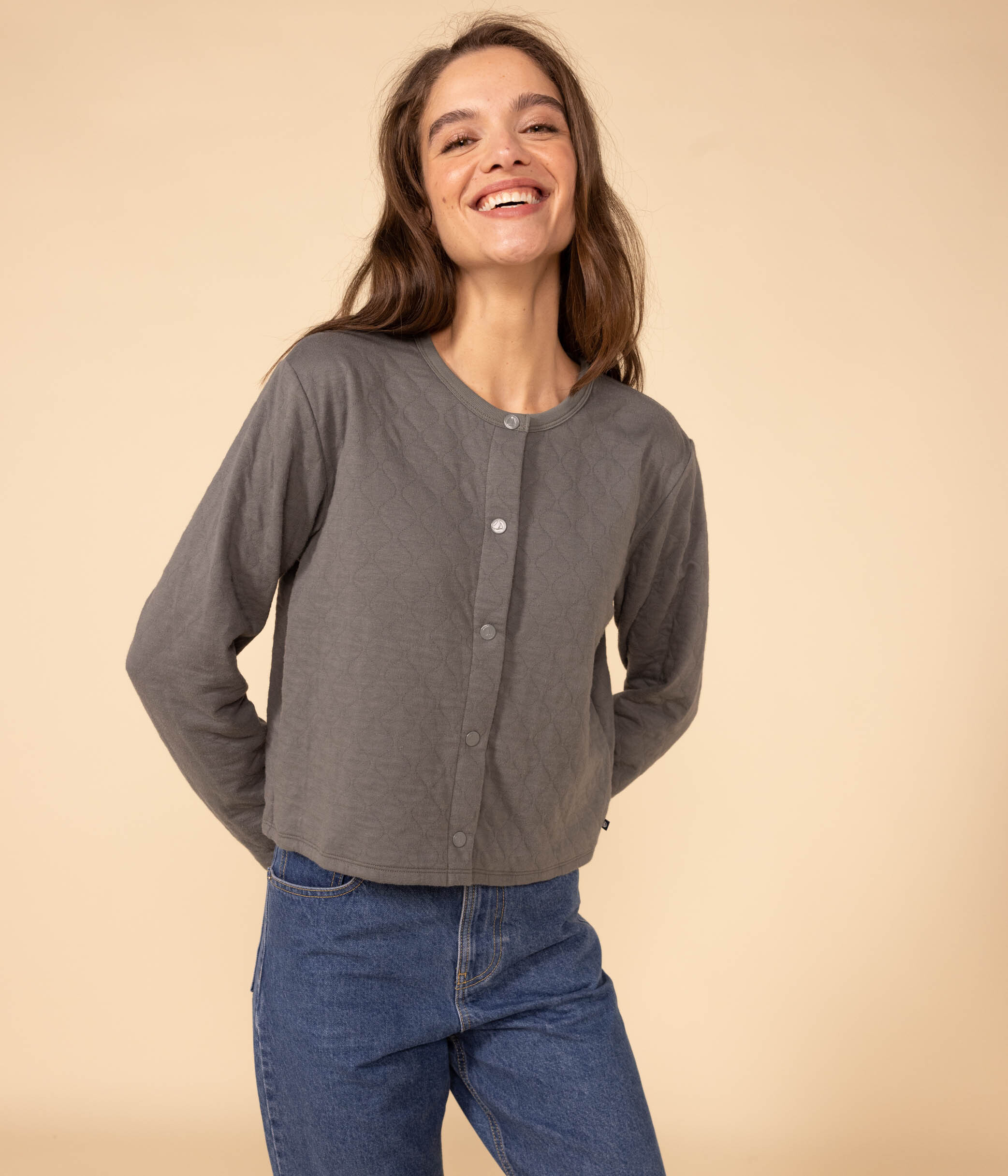 Julie Julsen Kilt Da Sauna In 100% Cotone Spugna – Con Bottoni Automatici E Elastico – Argento, 75x140 Cm