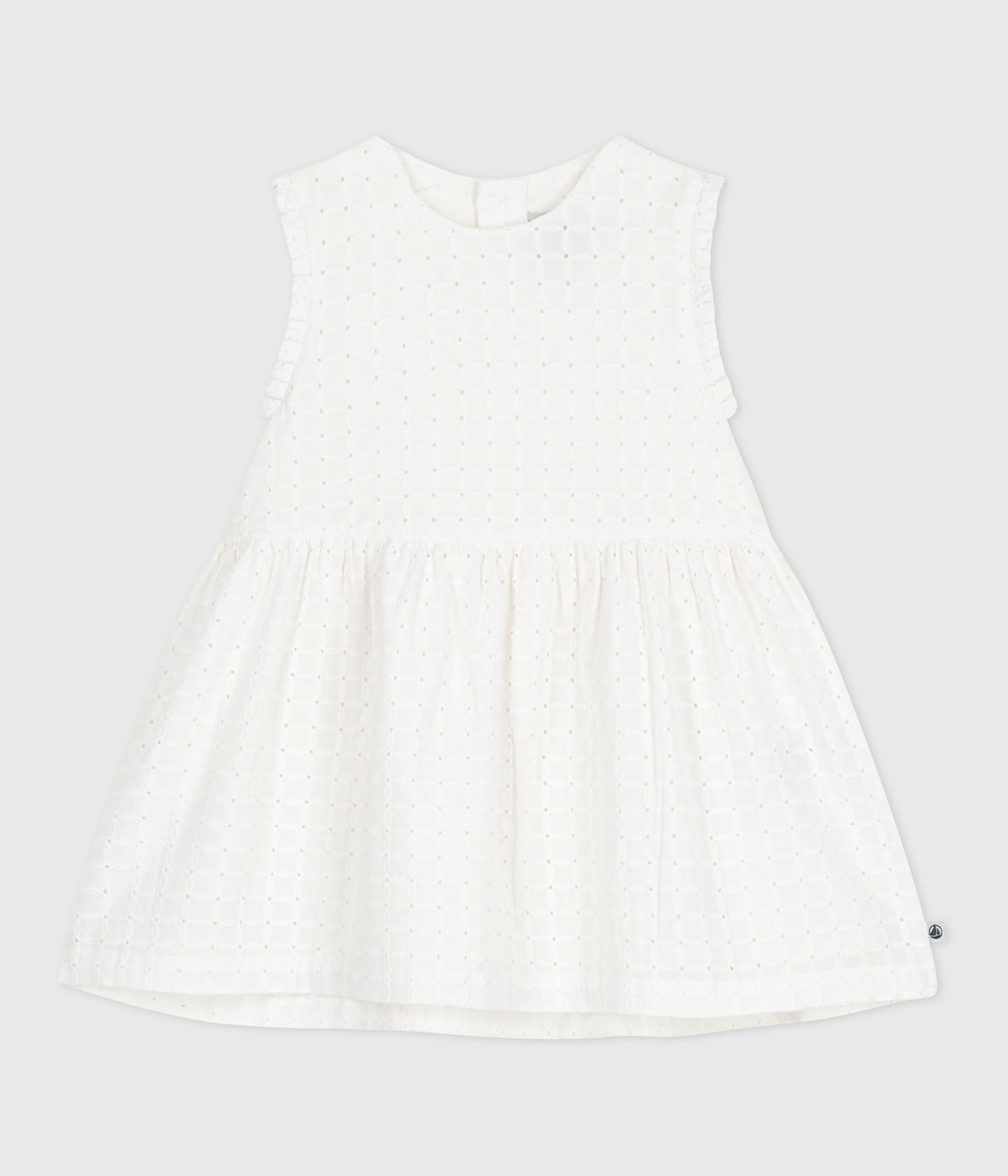 Petit Bateau Abito Senza Maniche In Cotone Per Bambina | Elegante E Classico | Lavabile In Lavatrice