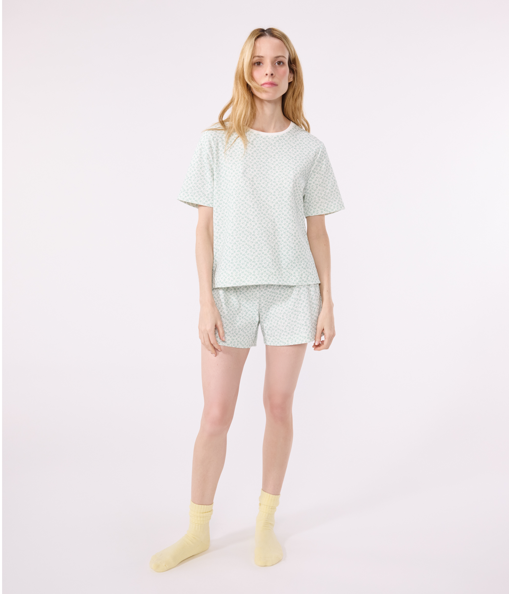 Pigiama Manica Corta Petit Bateau - Donna, 100% Cotone | Comodo E Traspirante - Foto 3