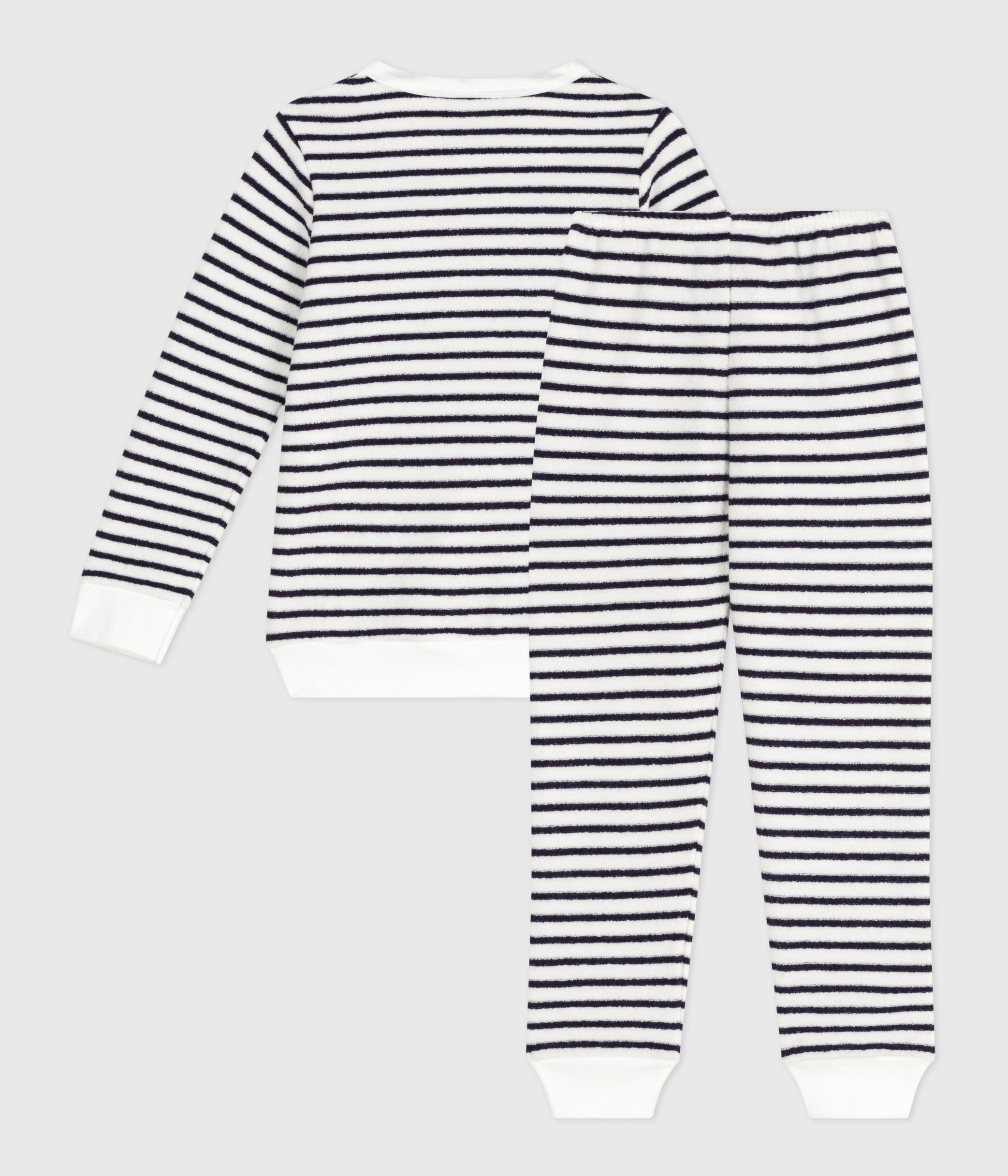 Pigiama Bambina In Spugna Normann – Maniche Lunghe Con Polsini – Motivo Cavallo, Taglia 122-128 Cm