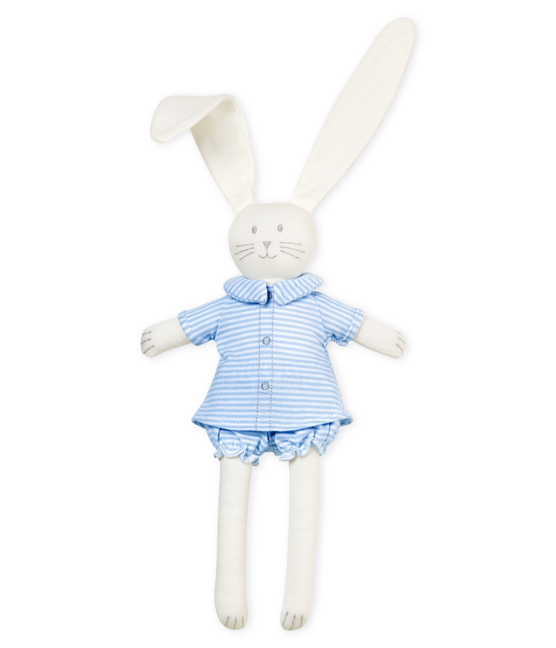 Doudou coniglio vestito