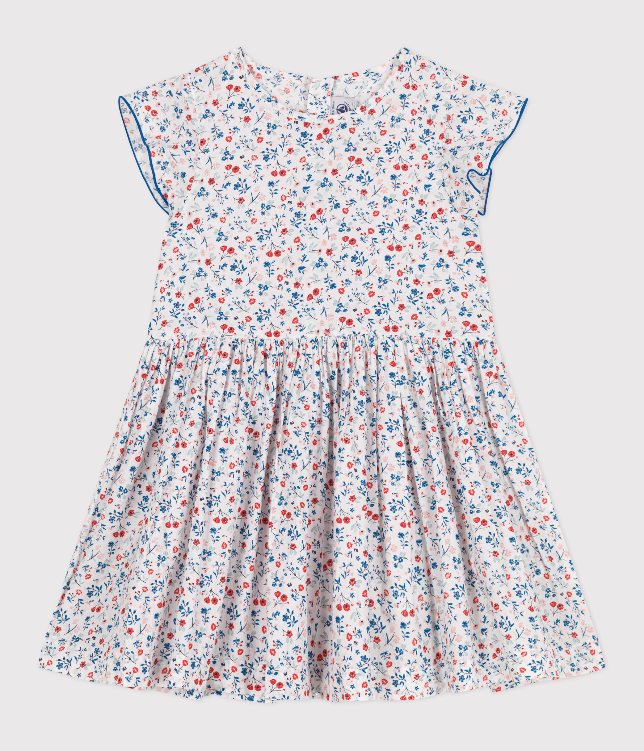 Vestito Estivo Per Bambina Haloumoning A Maniche Corte - Scollo Quadrato, Maniche A Sbuffo, Stampa Floreale, Linea A, Per Feste E Matrimoni