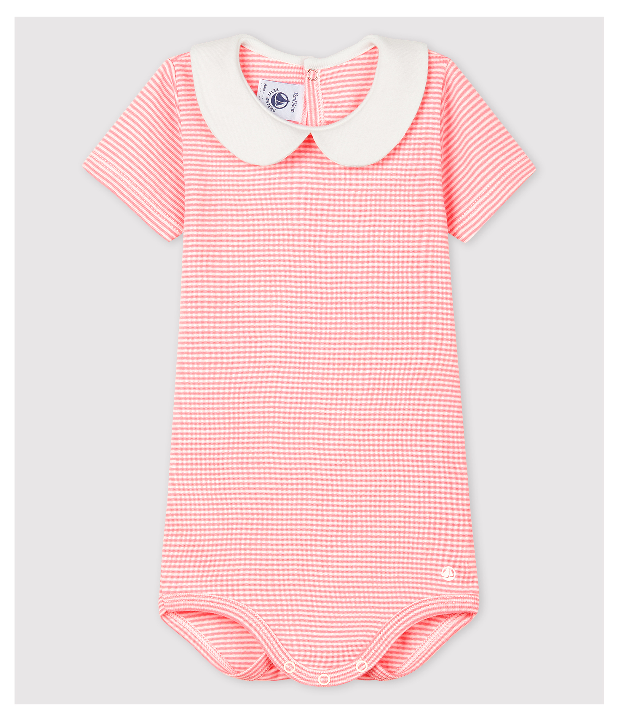 Body Maniche Lunghe Petit Bateau - 100% Cotone Organico Per Neonata, Comodissimo - Foto 6
