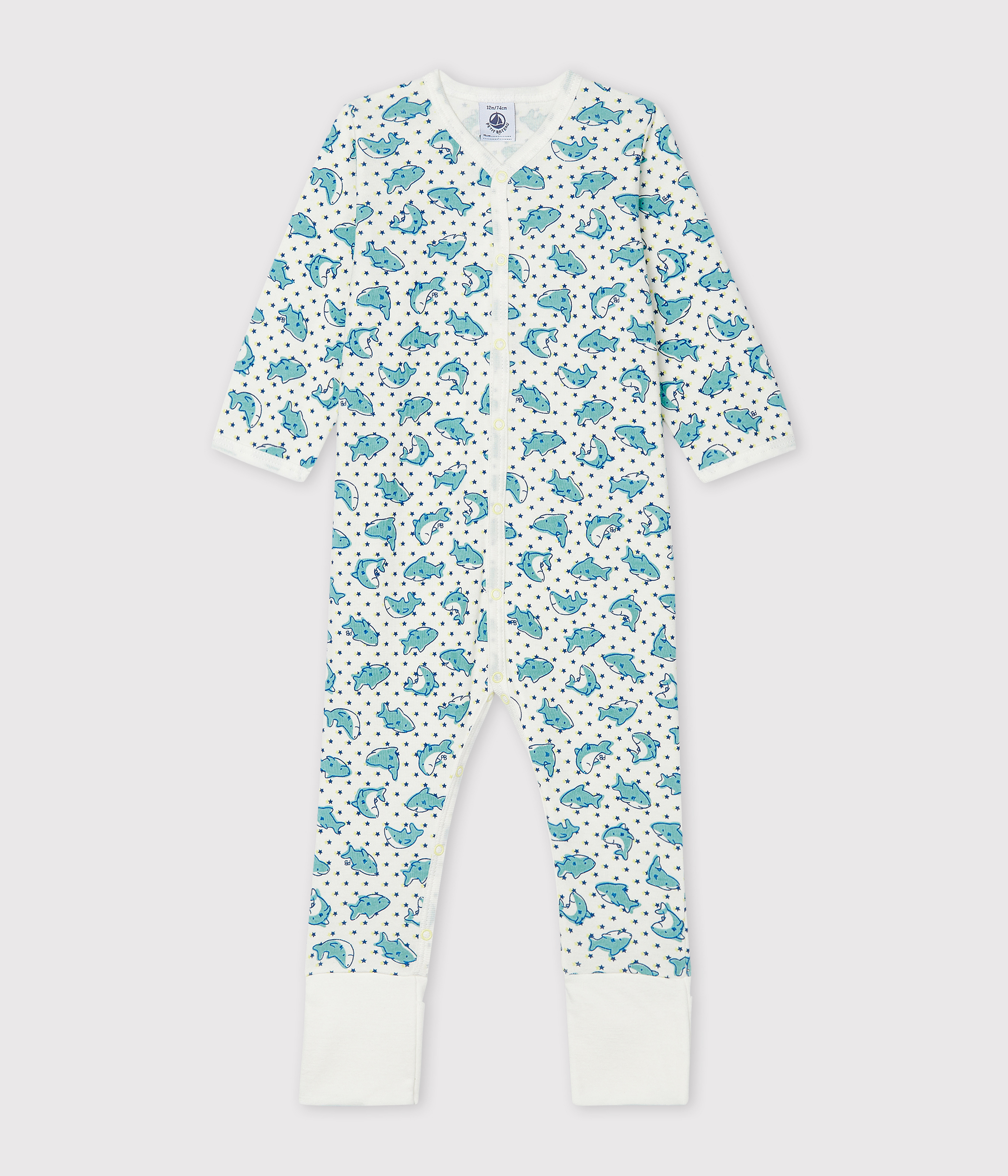 Petit Bateau Tutina Neonato In Ciniglia Bouclé – Colore Marshmallow, Chiusura Automatici, Unisex, Regalo Di Nascita
