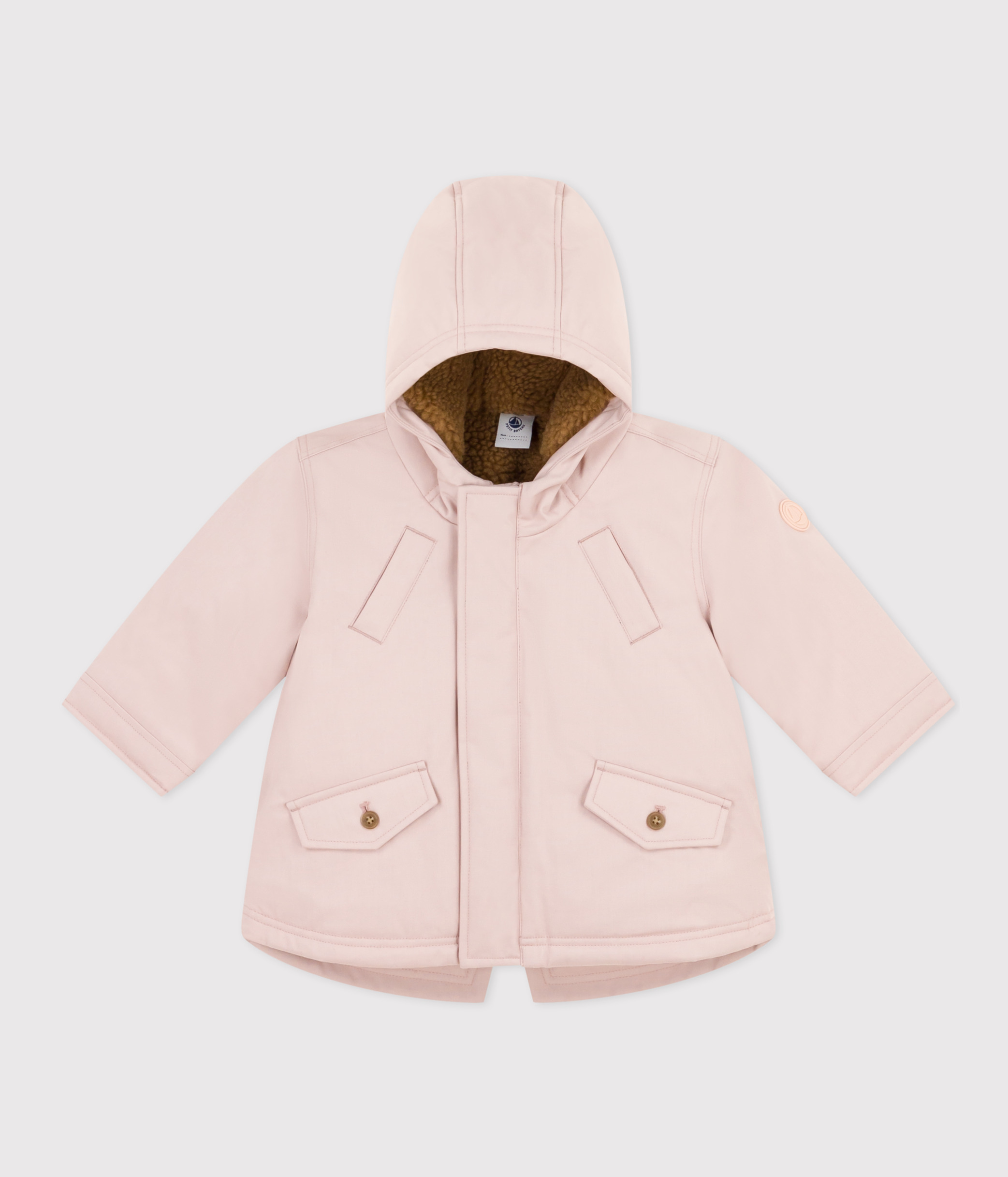 Parka foderato in sherpa per bebè SALINE Petit Bateau