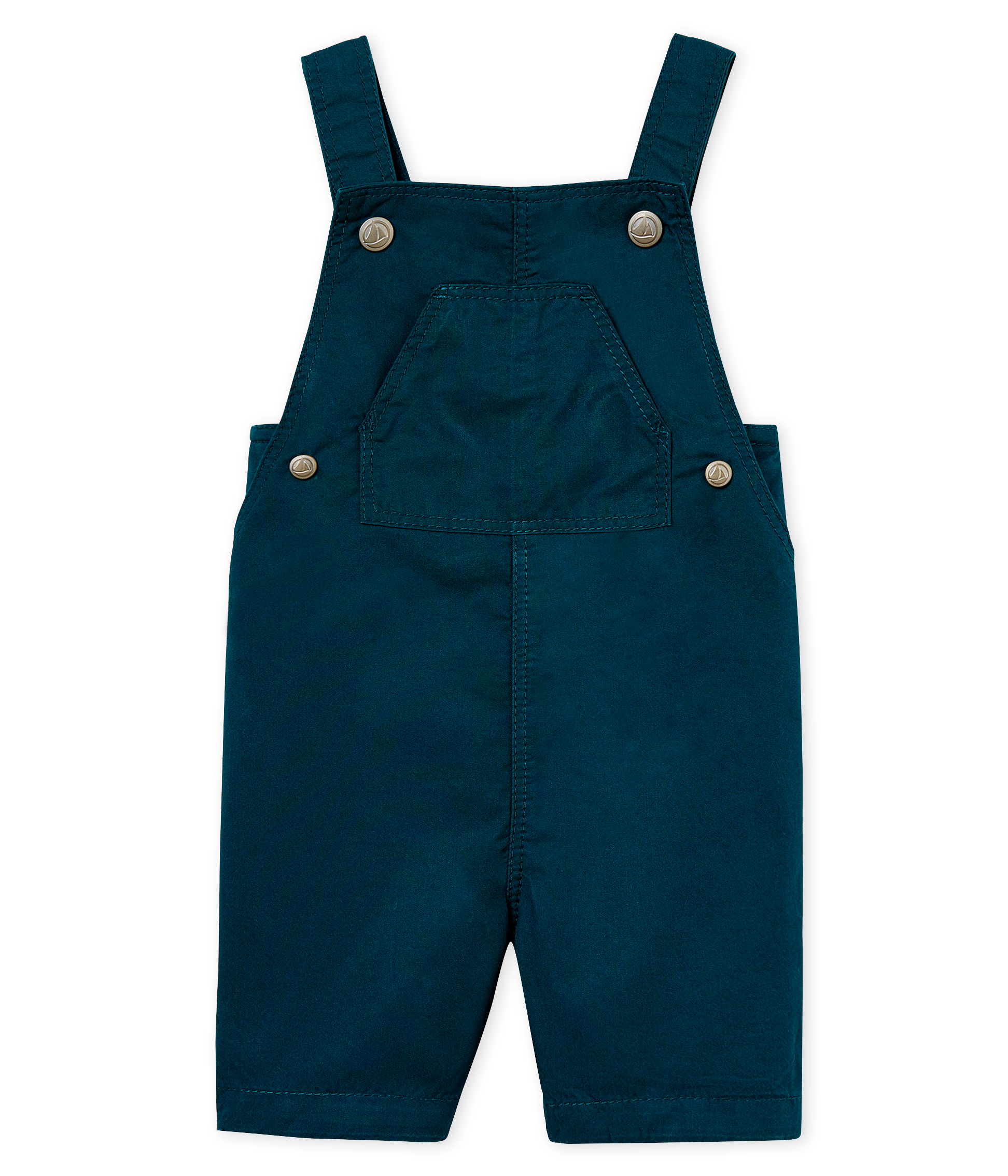 Salopette corta bambino in twill