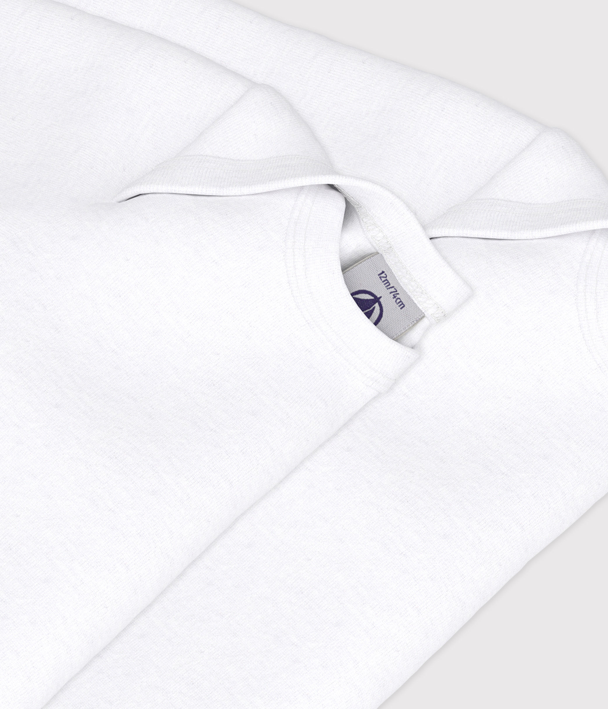 Petit Bateau A00BC, Body a righe a maniche lunghe (Pacco da 3) Bimba 0-24, Variante 1, 3 mesi
