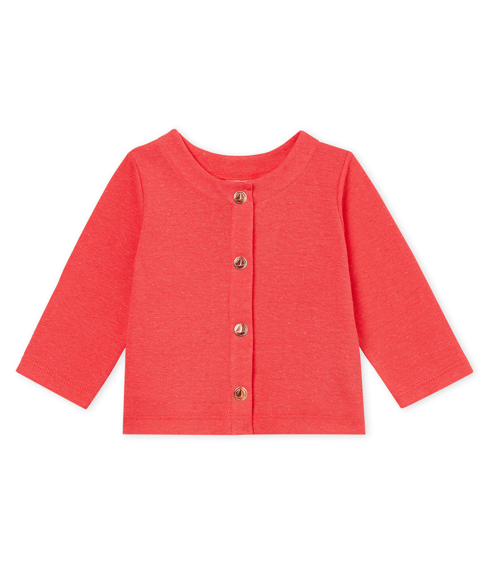 Cardigan bambina in cotone/lino