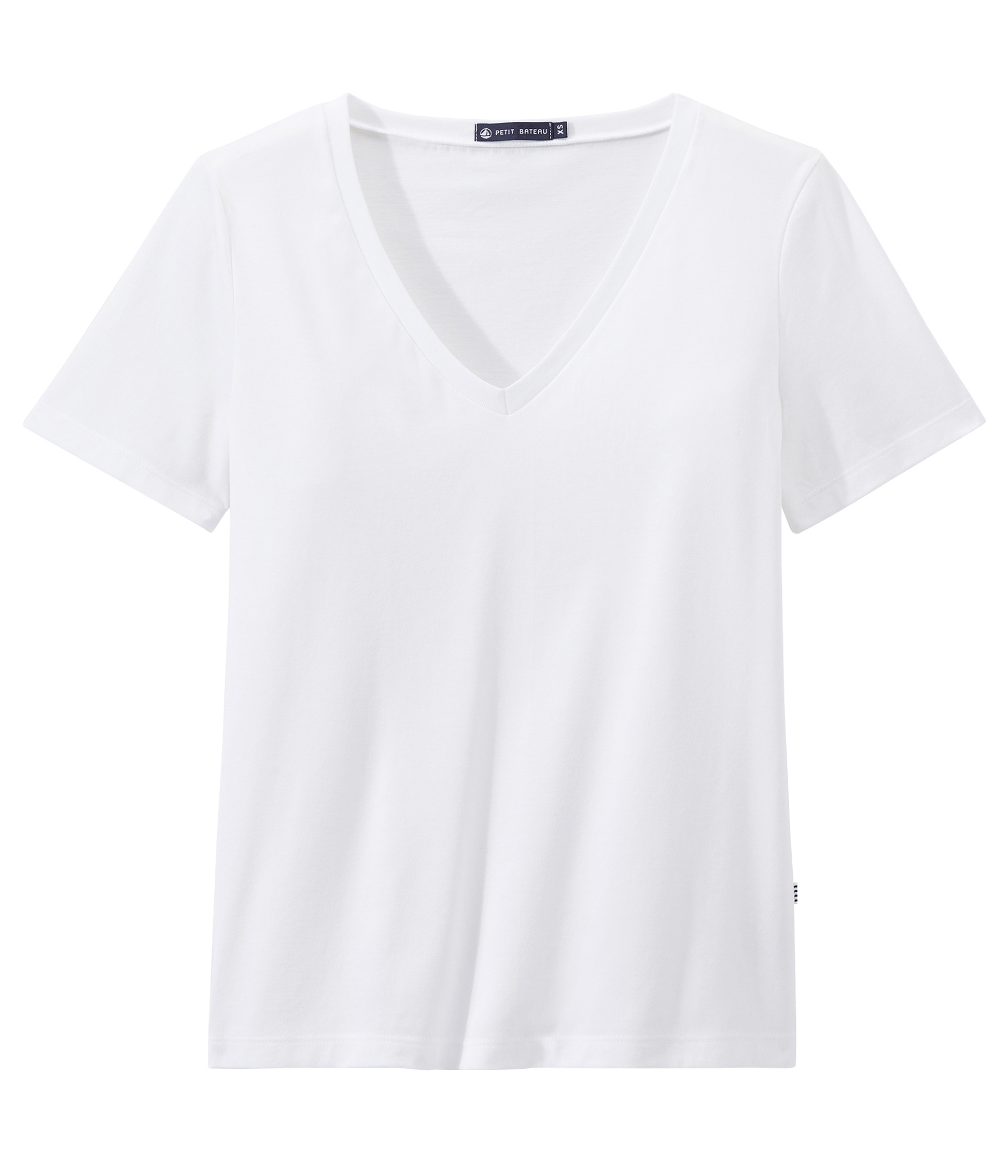 Famulily T-shirt Donna Scollo A V Maniche Corte – Maglietta Estiva Baseball – Colori Uniti Taglie Forti