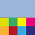 blu / multicolore