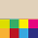 beige / multicolore